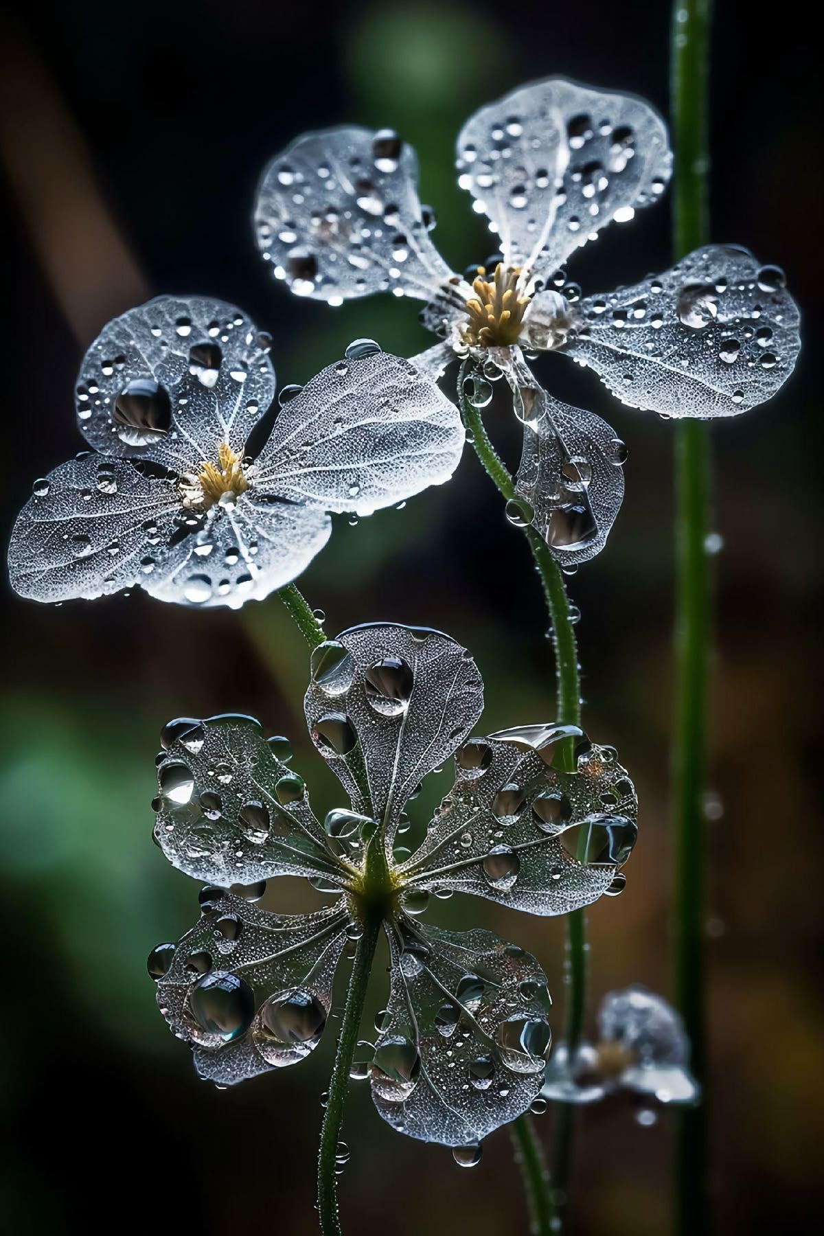 La fleur squelette – Quand la pluie révèle la magie